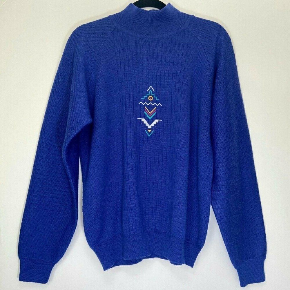 VINTAGE Kaelin Ski Wool Acrylic Sweater Women's L